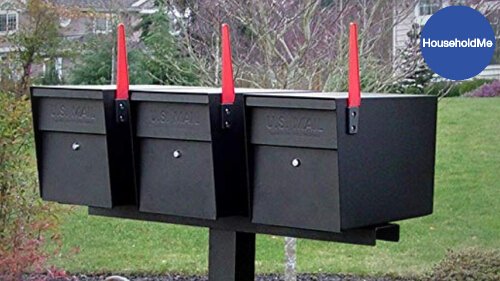 locking mailbox with outgoing mail slot