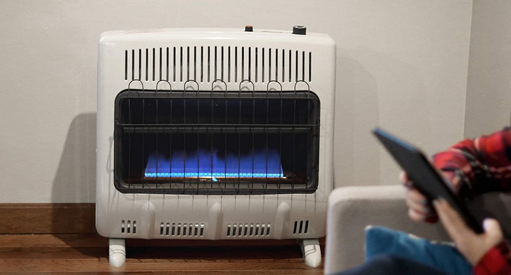 Mr. Heater 30,000 BTU Vent Free Blue Flame Natural Gas Heater Review