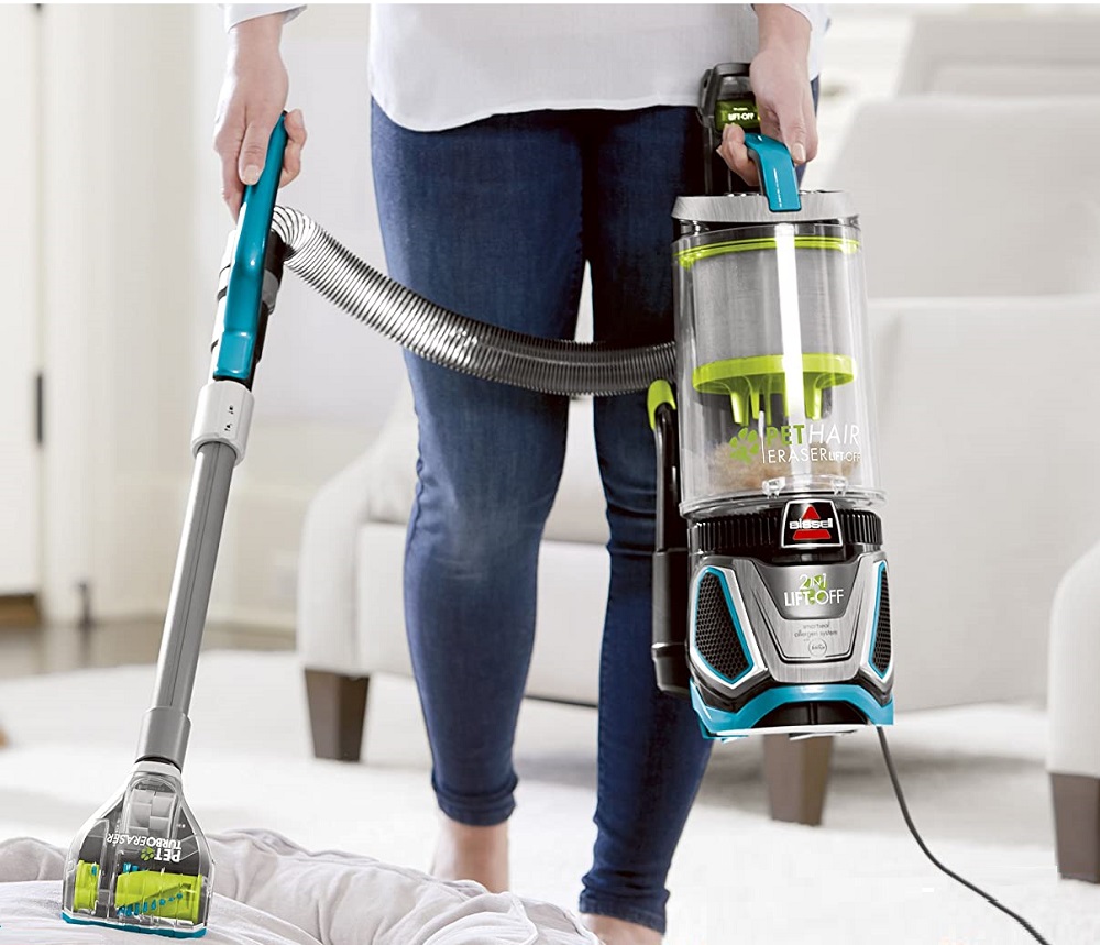 Bissell 20874 Pet Hair Eraser Lift Off Bagless Upright Vacuum Review