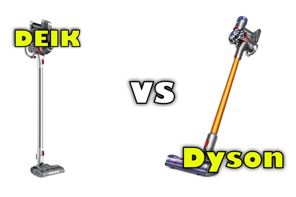 🥇 Deik Vacuum Cleaner vs Dyson V8 & V7 Stick Vacuum Comparison