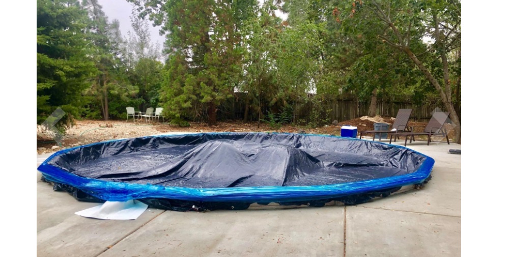 Blue Wave 24-FT Round Above Ground Pool Winter Cover