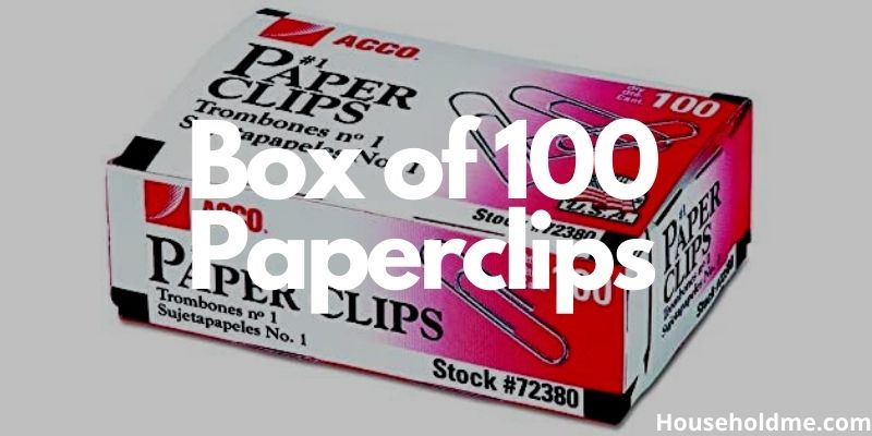 Box of 100 Paperclips weighs 100 Grams