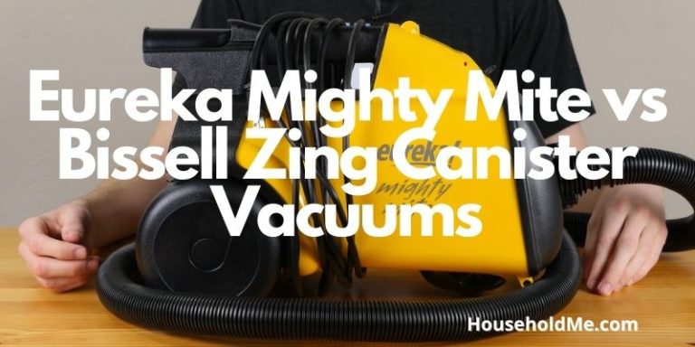 Eureka Mighty Mite vs Bissell Zing Canister Vacuums