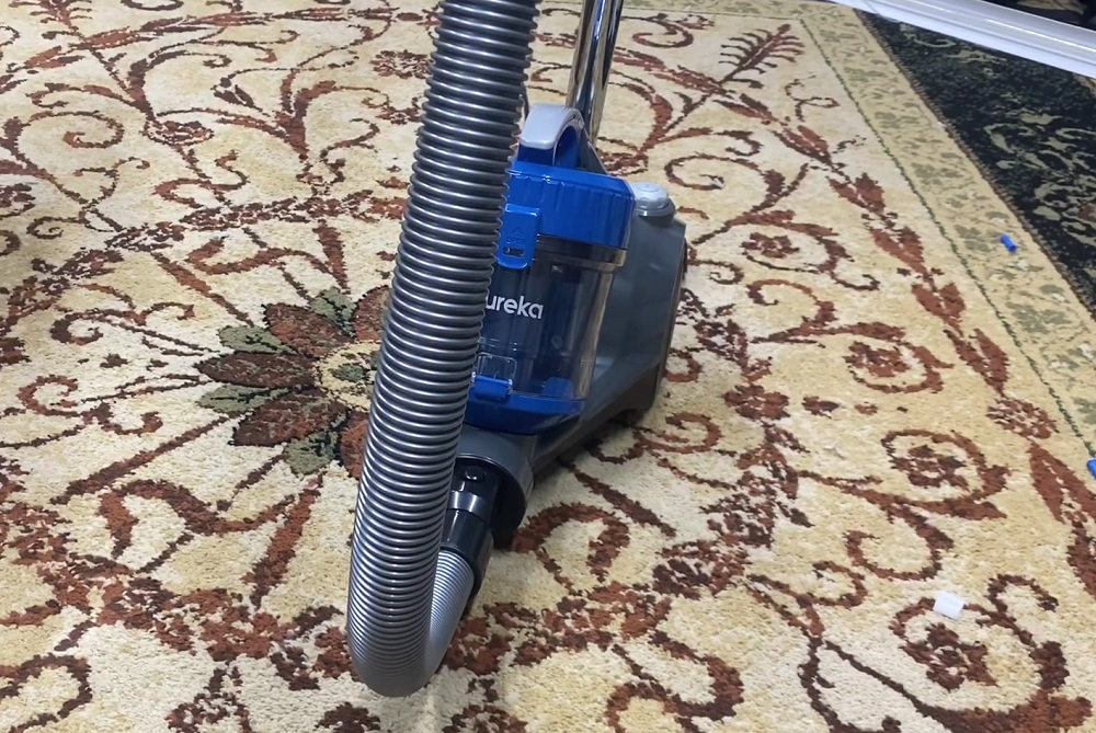eureka WhirlWind Bagless Canister Vacuum Cleaner, Lightweight Vacuum for Carpets and Hard Floors, Blue
