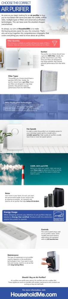 How to Choose an Air Purifier? Infographic