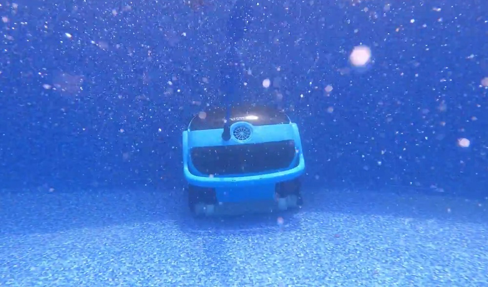 Swim-With-a-Robotic-Pool-Cleaner